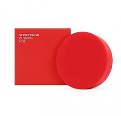 Тональный кушон с матовым финишем.  Missha Тон 23 Velvet Finish Cushion SPF50+ PA+++№23 15 гр.