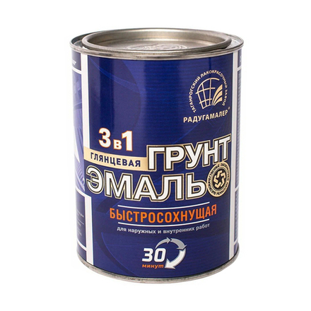 Грунт-эмаль быстросохнущая  СЕРАЯ 1,9 кг