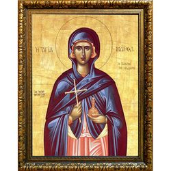 Марфа (Марта) Вифанская Святая. Икона на холсте.