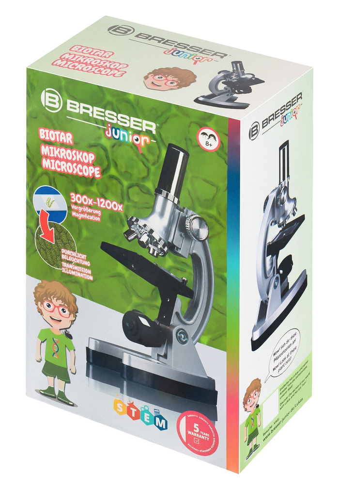 Микроскоп Bresser Junior Biotar 300 1200x, без кейса