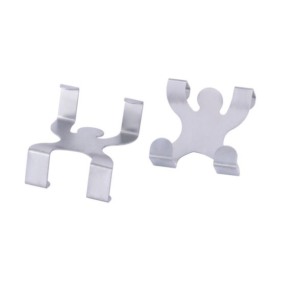 Набор крючков на дверцы кухонных шкафчиков Kamille KM-8847 из нержавеющей стали