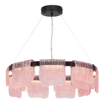 SL6021.403.54 Светильник подвесной ST-Luce черный/розовый LED 1*54W 4000K VOILE