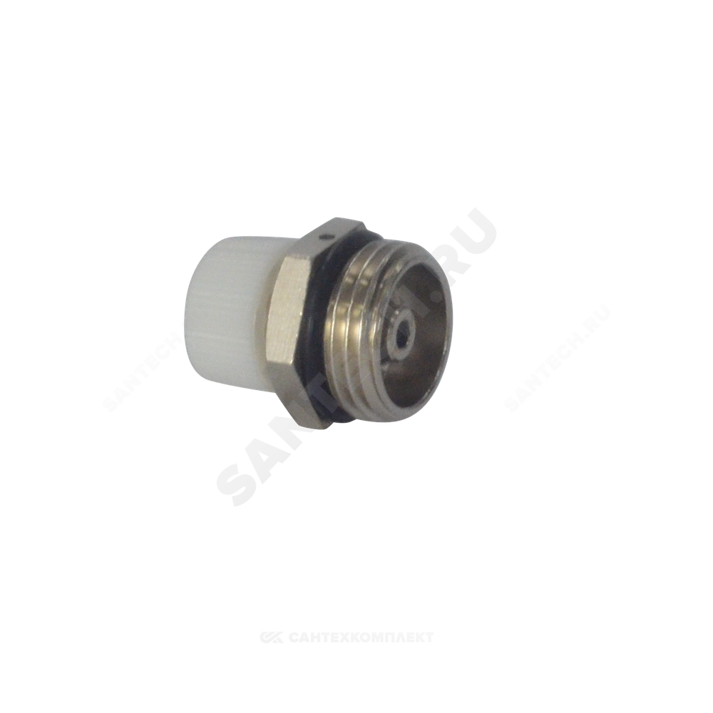 Кран Маевского ручной латунь Ду 15 Ру10 G1/2" НР с колпачком Ogint