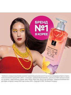 Elastine Парфюмированный кондиционер для всех типов волос Perfume Kiss the rose 600 мл