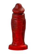 Силиконовый вибратор Monster Saur - 20 см.