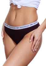 Набор из 3 разноцветных хлопковых трусиков-танга (Размер: L) (Цвет: разноцветный)