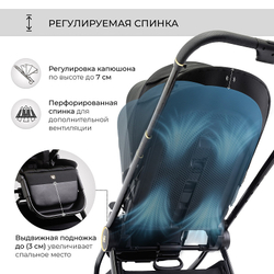 Детская коляска Sweet Baby Elegante 2 в 1 GL Black