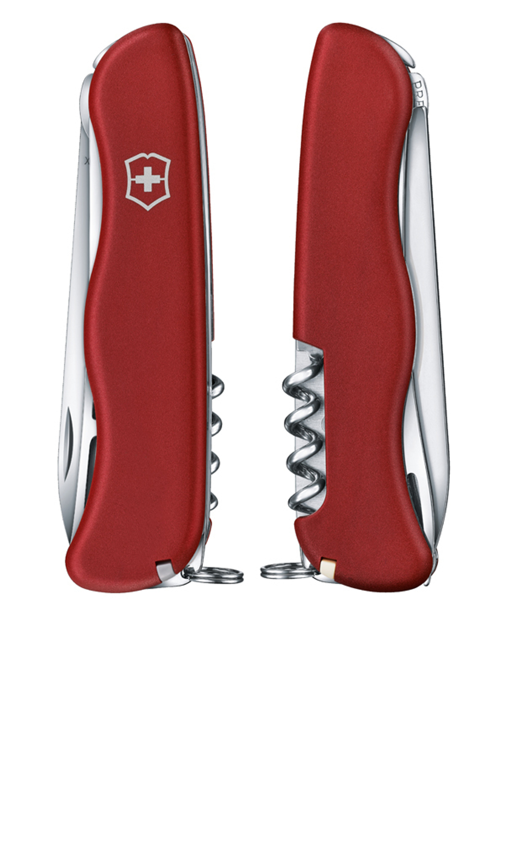 Нож Victorinox Cheese Master, 111 мм, 8 функций, с фиксатором лезвия, красный