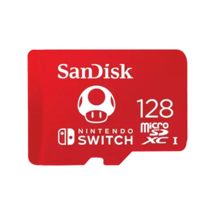 Карта памяти Sandisk Nintendo Switch microSDXC 128GB, UHS-I U3, R/W 100/90 МБ/с