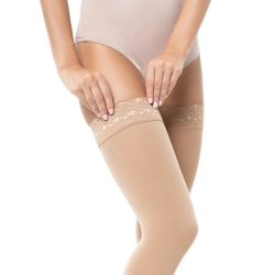 Чулки ИНТЕКС 2 класс компрессии для широкого бедра