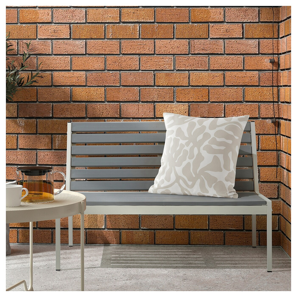IKEA GRÖNKNAVEL  (ИКЕА ГРÖНКНАВЕЛ)  -  Наволочка, бежево-белая/внутренняя, 50x50 см
