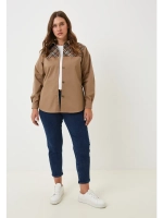 Блуза-рубашка в клетку