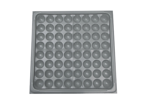 ТМС Панель фальшпола (сталь) - усиленная, антистатич. керамогранит (10 мм) 600x600x35 мм