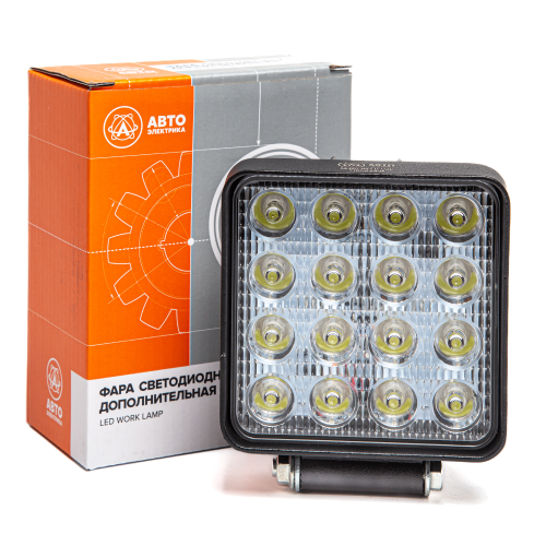 AE48S-16LED-55HC Фара светодиодная дополнительная, квадратная 110*55*140, направленный свет, 16 диод