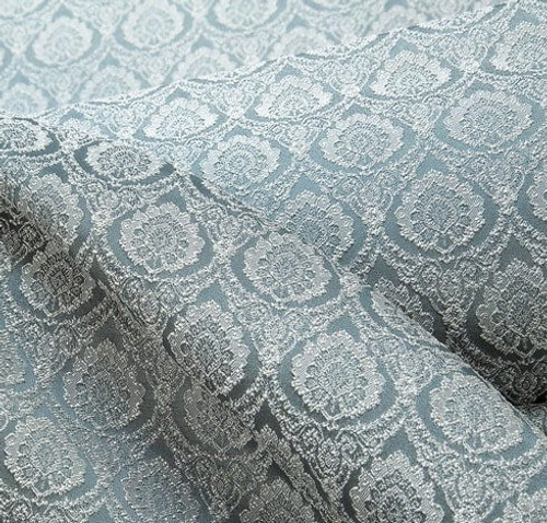 Мебельная ткань FIORELLA из жаккарда с рисунком цвета морской волны 1,4 м 9837-2751