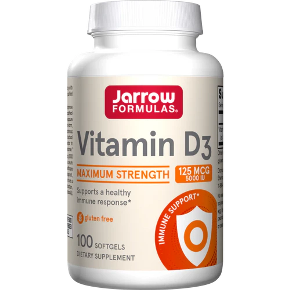 Vitamin D3 5000 IU 100 капсул Jarrow Formulas