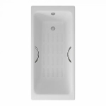 Ванна чугунная Delice PARALLEL Comfort DLR220505R-AS 170x70 белая с ручками