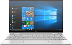 Ноутбук HP Spectre x360 13-aw2025ur 13.3"; 1920x1080 (Full HD) сенсорный/ Intel Core i5 1135G7, 2400 МГц/ 8 Гб DDR-4/ 512 Гб SSD/ Intel Iris Xe Graphics/ Wi-Fi, Bluetooth, Cam/ Windows 10 Home/ серебристый 2X1X7EA