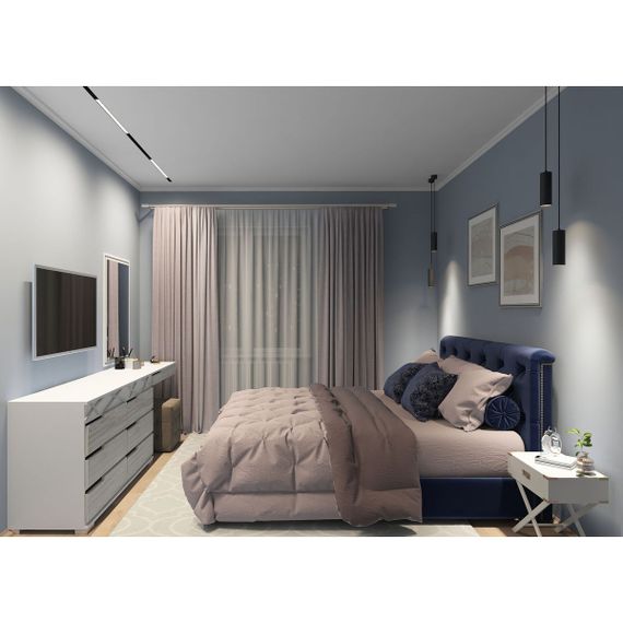 Трековый светодиодный светильник Denkirs Smart Linear DK8005-BK