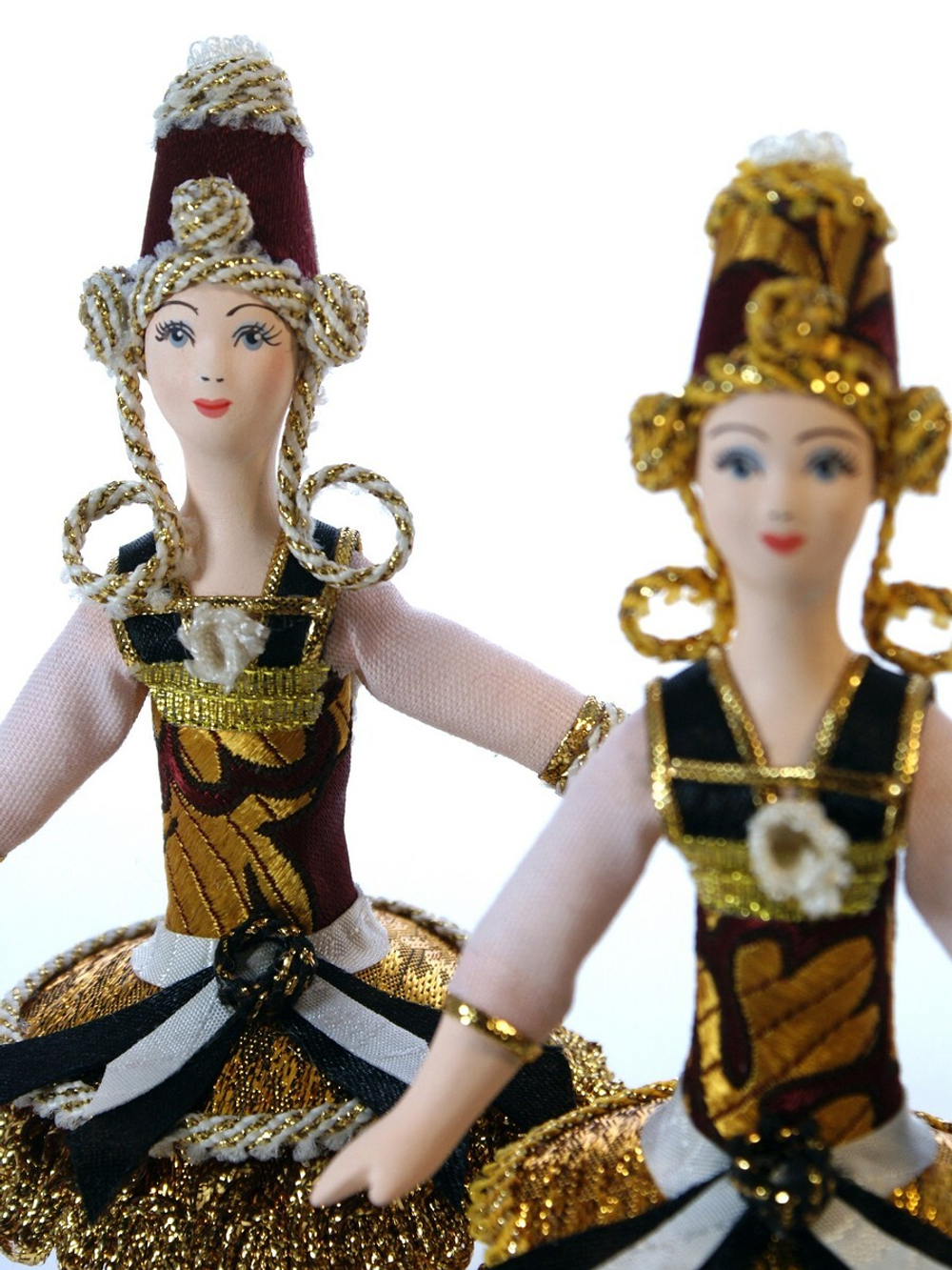 Кукла-шкатулка в костюме по балетным мотивам Бакста