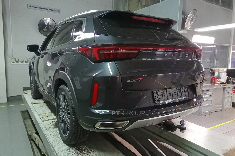 Фаркоп PT GROUP /съемный квадрат/ Chery Tiggo 7 Pro 2021-(паспорт и сертификат в комплекте)(без электрики) арт.ELX-21-991122.00