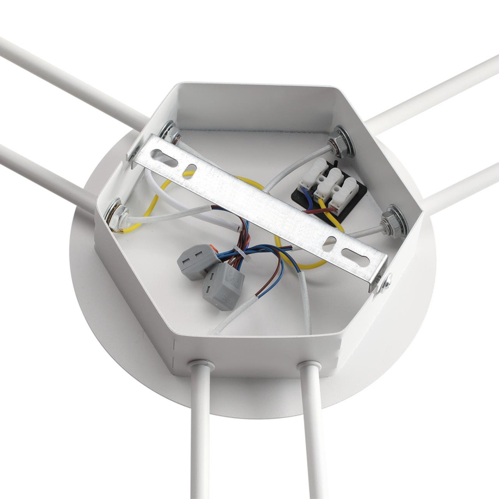 8235/6C COMFI LN26 242 белый, металл Люстра потолочная LED GX53 6*12W 220V GARETA