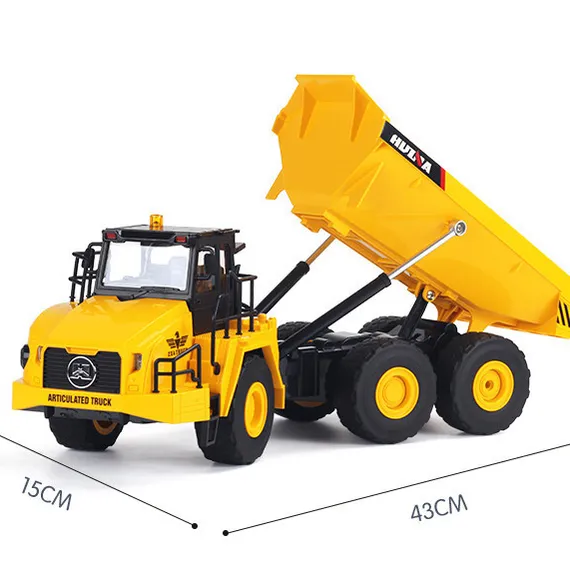 Радиоуправляемый грузовик карьерный самосвал HUI NA TOYS масштаб 1:16 2.4G - HN1553