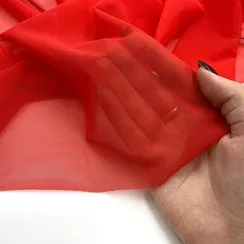 Сетка эластичная красная (цв. 100), Lauma