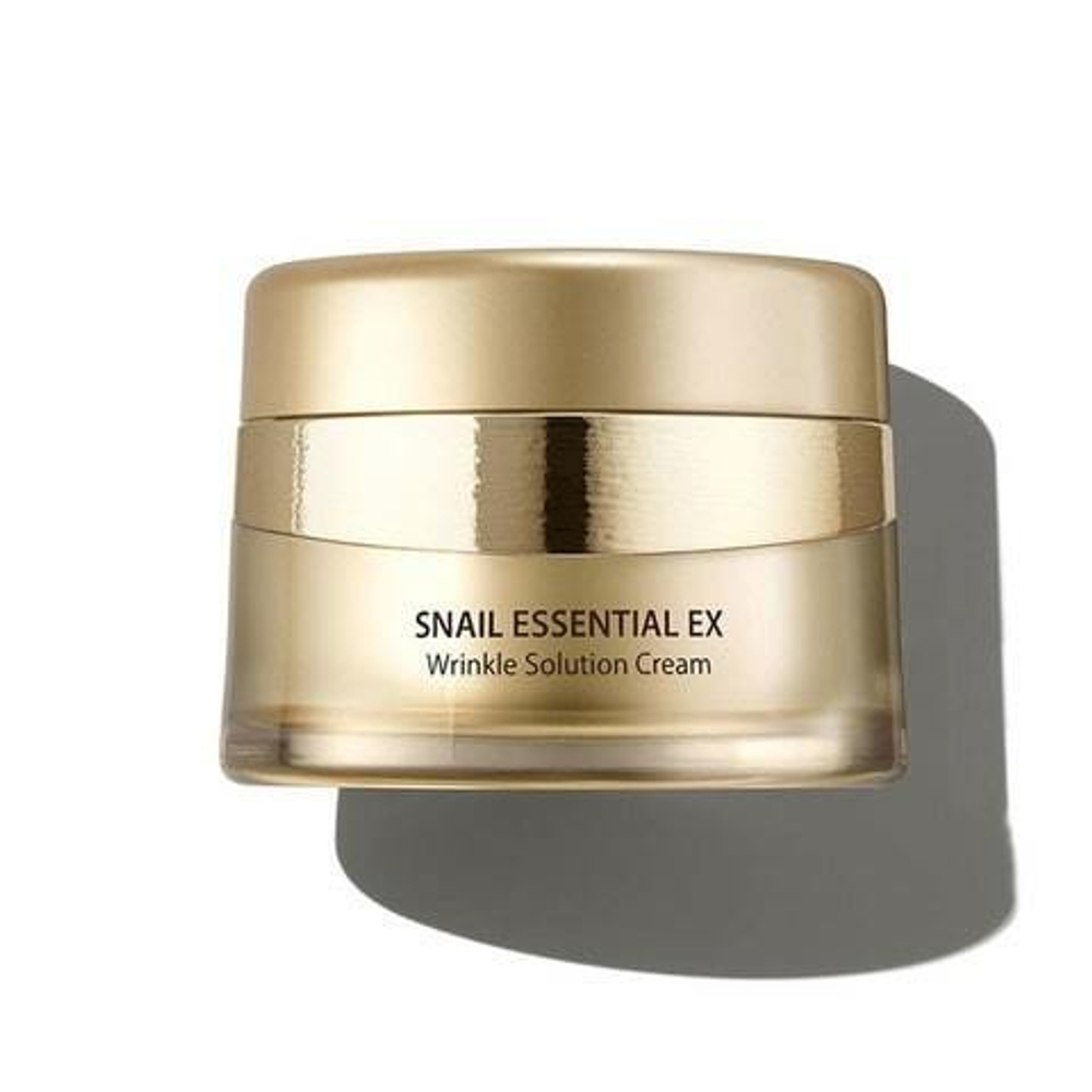 The Saem Омолаживающий крем против морщин с муцином улитки Snail Essential EX Wrinkle Solution Cream