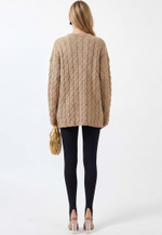 Свитер косичка