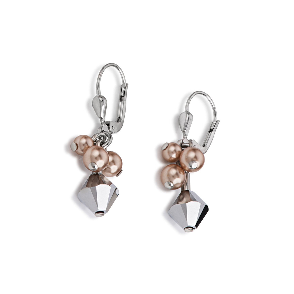 *Серьги Coeur de Lion Rose-Gold *4871/20-1620