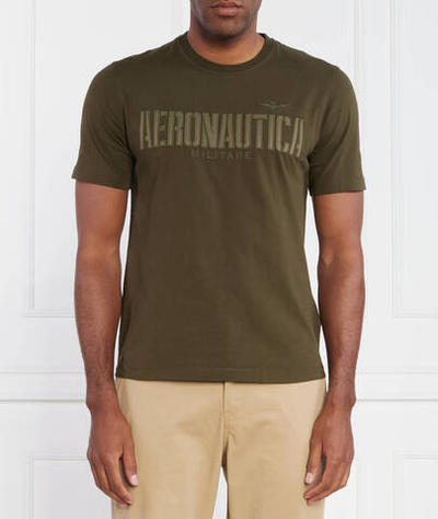 Футболка Aeronautica Militare - зеленый(TS2130J584)