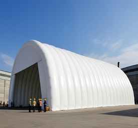 Пневмокаркасные ангары от Батутмастер: как можно обойтись без строительной документации?
