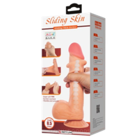 Фаллоимитатор с подвижной кожей Sliding Skin (21,8 см)