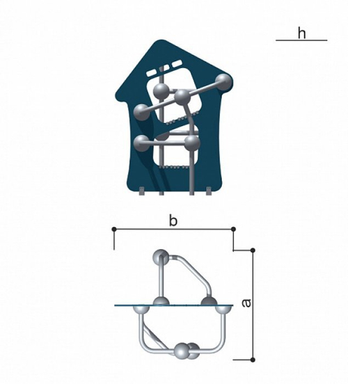 Детский спортивно-игровой комплекс Romana 057.12.00