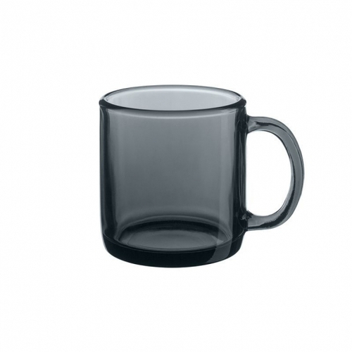 КРУЖКА СТЕКЛО 420 МЛ BASILICO LAVA GREY (12) ДЫМКА