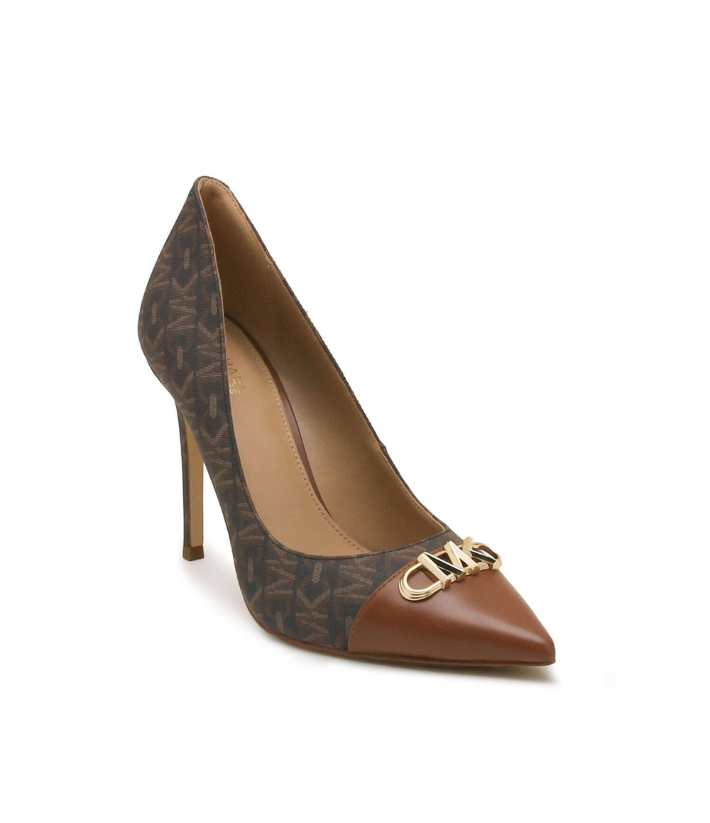 Кожаные туфли на шпильках parker pump Michael Kors - коричневый(40H3PKHP1B)