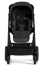 Детская коляска Cybex Balios S Lux BLK Aton B2 i-Size 3 в 1 Moon Black с дождевиком/Volcano Black