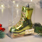 Елочная игрушка "Сказочный конек" 8,5*3,5*11см, зеленый