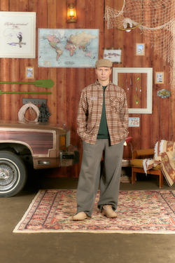 Рубашка Called a Garment Human Flannel Shirt "Brown"