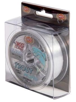 Леска монофильная WFT KG TROUT MONO Clear 200 м, 0,25 мм