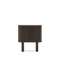 Mailen Прикроватная тумбочка из ясеневого шпона с темной отделкой 50 x 55 см