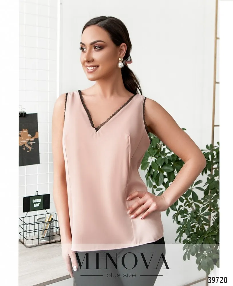 Майка 1067Б-пудровый Minova