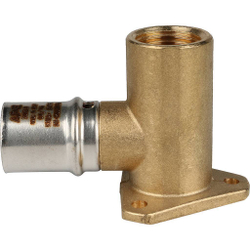 Угольник настенный с креплением удлиненный 1/2"х20