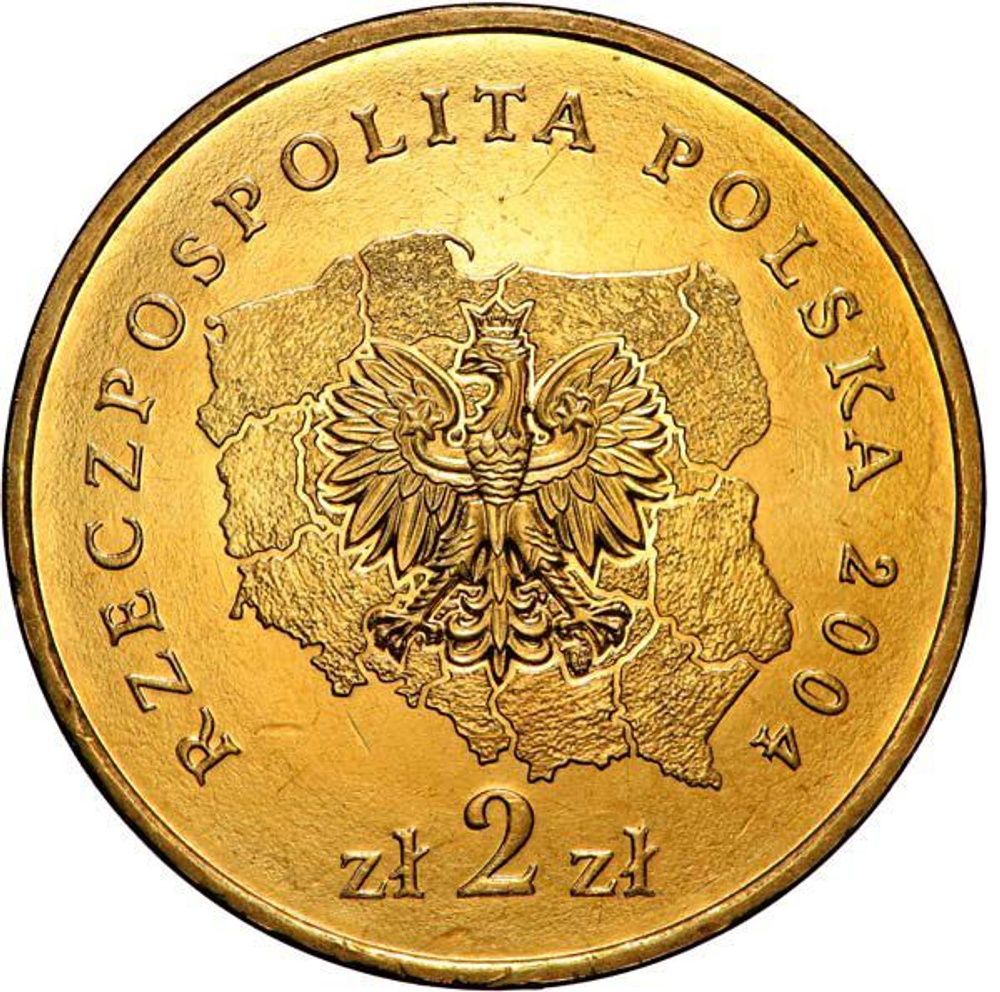 Poland, 2 Złote - Silesian Voivodeship, 2004, Warsaw, MS