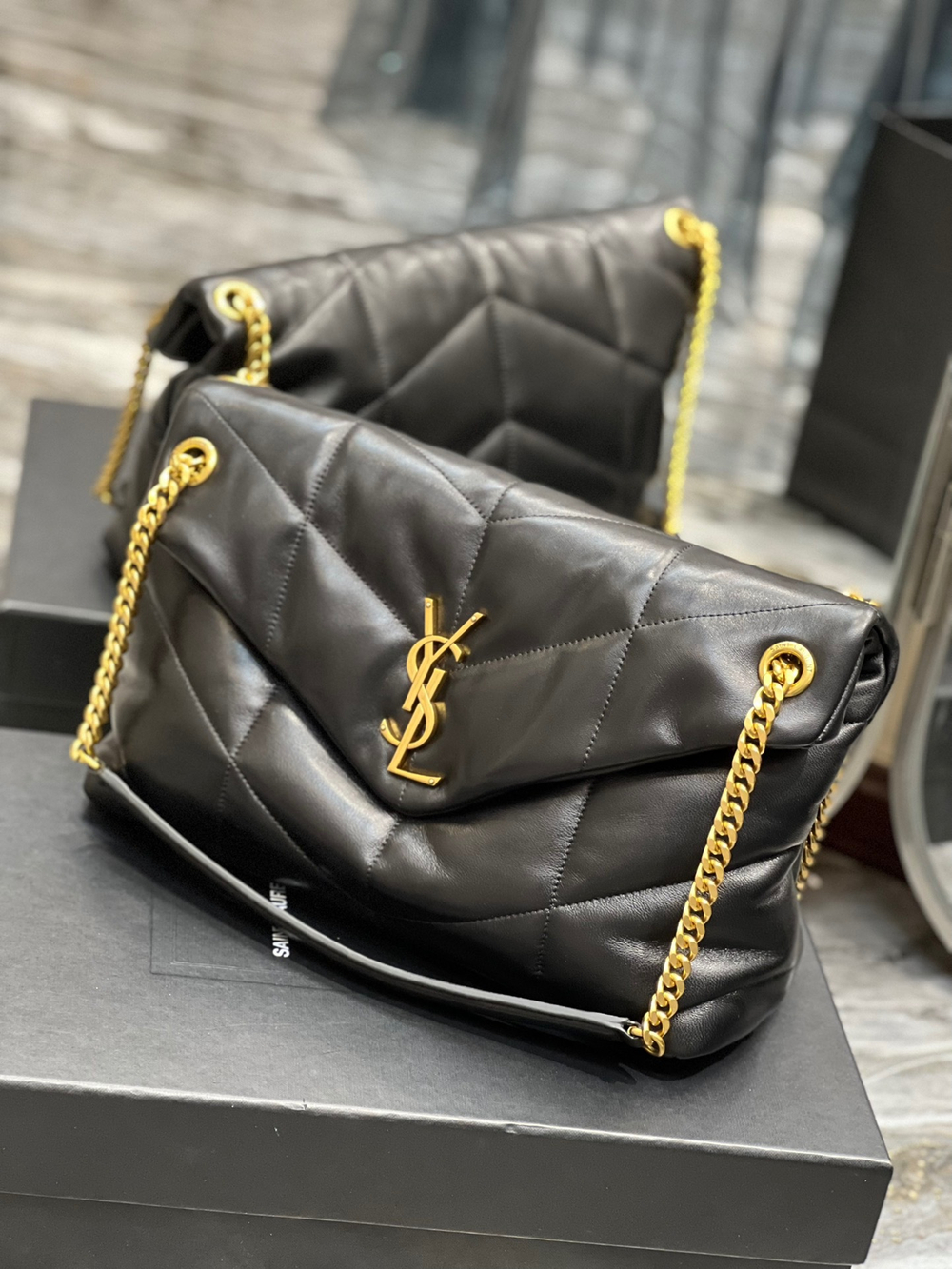 Saint Laurent Loulou Puffer Bag 35 cm