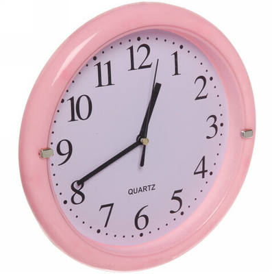 Часы настенные «Глория» розовые 22,5см 665
