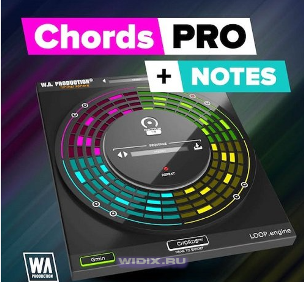 W.A Production - CHORDS Pro + NOTES v1.0.0 VSTi, VSTi3, AAX x64 - генератор аккордов