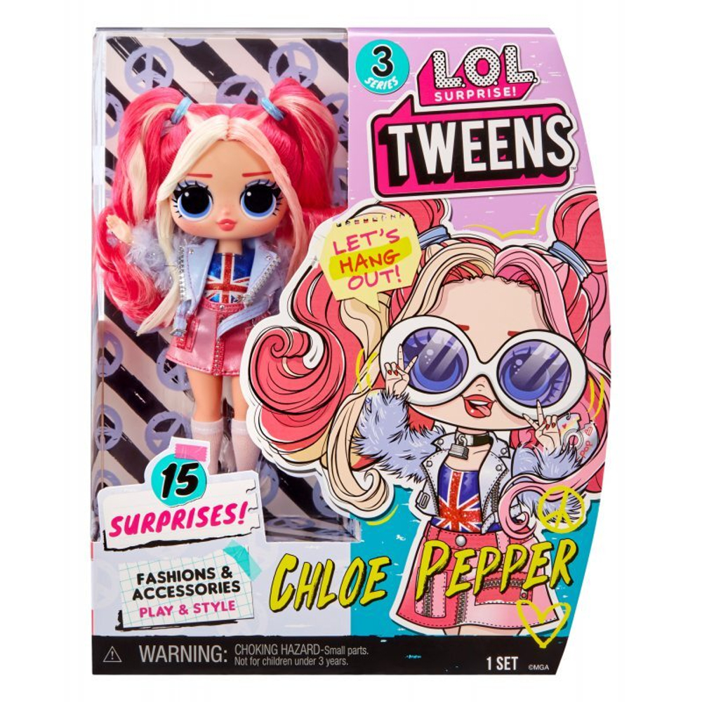 LOL SURPRISE - LOL Tweens Chloe Pepper Doll Series 3 584056