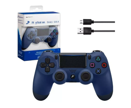 Геймпад для PS4 2.4Ghz (синий) оригинальная коробка